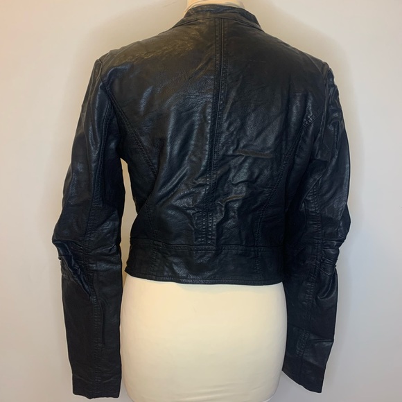 Faux Leather Moto Jacket - Picture 4 of 5